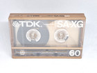 Tdk Sa-xg 60 1986 Usa  Blank Audio Cassette Tape  sealed  New 