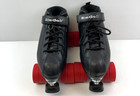 Riedell Dart Quad Roller Speed Skates Black W  Red Wheels Adult Size 8
