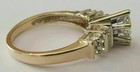 3ct Marquise Lab Created Diamond Women s Engagement Ring 14k Yellow Gold Plated