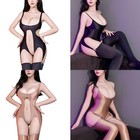 Women Jumpsuit Backless Bodysuit Mini Lingerie Cutout Leotard Anniversary Sexy