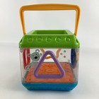 Fisher Price Peek A Blocks Shape Sorter Activity Cube Baby Toy Vintage 2003
