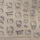 Sanrio Hello Kitty Nail Art Sticker Silver