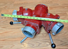 Tork Loc 2582 Akron Brass Fire Hose Siamese 3 Way Adapter Hydrant Splitter Fdny