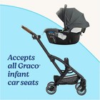Graco Gomax Frame Stroller Compact Lightweight Universal Car Seat Carrier Black