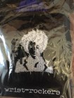Jimi Hendrix Black Embroidered Wristband Rare Wrist-rockers 2sided Free Shipping
