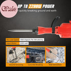 2200w Electric Demolition Jack Hammer - Heavy Duty Concrete Breaker Power Tool K