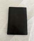 Tumi Black Leather Billfold Long Wallet Passport Holder Travel Organizer