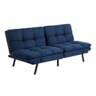 Memory Foam Futon Sleeper Sofa Bed Couch Convertible Foldable 72 Inch