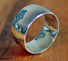 Solid 925 Sterling Silver Wide Band Ring Statement Handmade Ring All Size