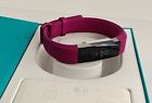 Fitbit Alta Fuchsia Hr L g Fuchsia Heart Rate Fitness Activity Tracker Open Box