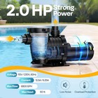 2hp Swimming Pool Filter Pump 6800gph In above Ground Pool Pump For Hayward