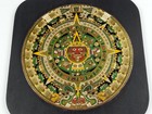 Artacoxpan Metal Aztec Mayan Wall Calendar Wood Frame Mexico Folk Art