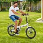 20  Folding Bike 7 Speed Foldable Bicycle City Bike For Teens Adults Disc Brakes