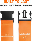 Luggage Straps For Suitcases Tsa Approved Travel Belt 4 Pack By  orange 