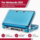 For Nintendo 3ds Clear Snap-on Plastic Crystal Hard Shell Case Protective Cover