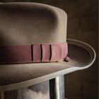 Crafted Wool Fedora Hat - Teardrop Crown  7cm Snap Brim  Timeless Versatile