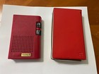 Vintage Toshiba 6p-66 Transistor Radio With Case  Japan Tested   Works Young 6
