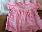 Vintage 1970s Nanette Girls Toddler Sheer Pink White Lace Frilly Dress Lot Of 3