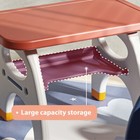 Early Education Learning Plastic Table And Chair Set For Kids Activity
