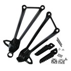 Passenger Footpegs Rear Footrest Bracket Fit For Kawasaki Ninja Zx6r 2009-2025