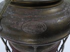Vintage Brass Perko Perkins Marine Lamp Lantern 17  Tall Wired For Electricity