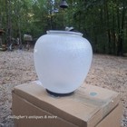 Large Original Antique Vintage Glass Globe Street Light   Lamp Shade - Art Deco 