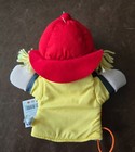 Puppettos Girl Firefighter With Pigtails Hand Puppet Nwt