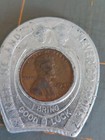 1948 Good Luck Encased Wheat Cent Family Finance Salary Loan