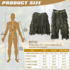 5pcs Camouflage Ghillie Woodland Ghillie Suit Niper Cloth Jungle Camo M l xl xxl