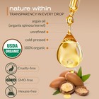 Organic Moroccan Argan Oil - 100  Pure Cold-pressed Usda Certified Unrefined    