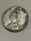 1887 Victoria Great Britain London Mint Jubilee Head Silver Half Crown Coin