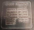 Zenith Space Command 4 Button Tv Television Remote Control Clicker Chrome