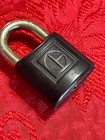 Vintage Caterpillar Padlock Original Pacman Logo