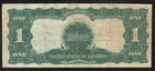 Fr 226 1899  1 Silver Certificate Black Eagle Large Size One Dollar Bill 33572