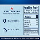 S pellegrino Sparkling Natural Mineral Water  Plastic Bottles  16 9 Fl Oz  pack 