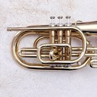 Jupiter Smp-450 Marching Mellophone F Key Mouthpiece Hard Case Serviced