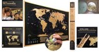 Deluxe 36  X 24  Scratch Off World Map With 196 Flags - Travel Inspiration