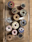 Coats   Clark Star Clark Thread Co  Vintage Cotton Sewing Thread Wood Spools 