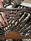 C1880 Victorian Oak Spandrel Stick   Ball Detail Original Finish 60 12 25  75