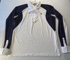 Ariat Pro Equestrian Sunstopper 2 0 Show Shirt Womens Xl Vented 1 4 Button Ls