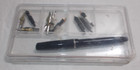 Vintage Osmiroid 65 Fountain Pen England Black Chrome With Nibs