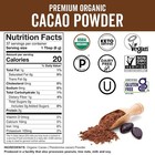 Organic Unsweetened Cacao Powder With Rich Dark Chocolate Flavor New