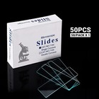 50 100 200 300pcs Microscope Slides Concave Single Concave 50pc Glass Slide