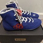 New In Box Rudis International Royal Wrestling Shoes Blue   Red Men   s Size 11