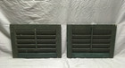 Small Pair Antique House Window Wood Louvered Shutters 12x18 Old Vtg 1902-24b