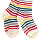 Hanna Andersson Super-soft Girls Footed Striped Tights  Size 2   3 Years  80-90 Cm