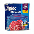 Ziploc Clear Gallon Sized Top Seal Freezer Storage Bags - 152 Count