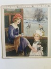 Vintage Advertising Ink Blotter Mentholatum Cream   Little Girl Nurse