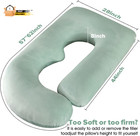 Pregnancy Pillow U-shaped Full Body Maternity Support Pillow For Pregnan