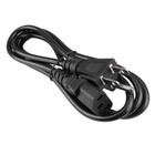 5 Pack Mixed Brand Ac Power Cord 5ft Universal Computer monitor pc Power Supply